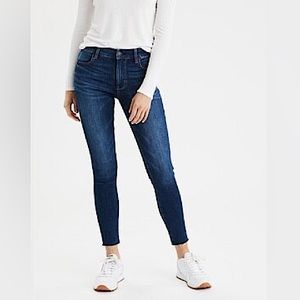 AE Next Level Super Stretch Hi Rise Jeggings Jeans Size 4 Short